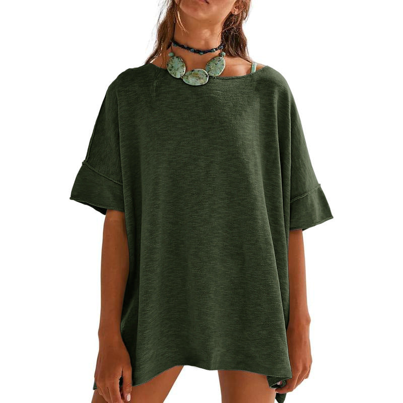 Oversized Short Sleeve Casual Tee