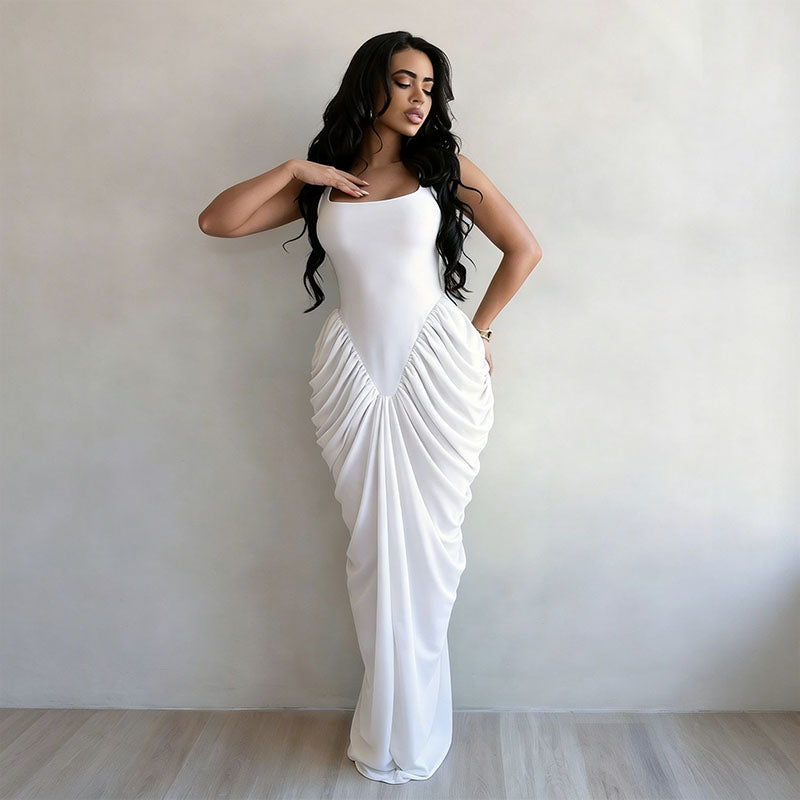 Form-fitting evening gown